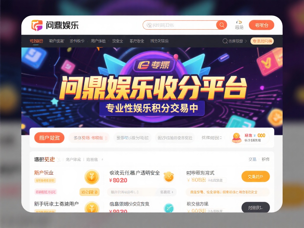 问鼎娱乐收分平台：安全便捷的娱乐积分交易体验 (问鼎娱乐收分平台：安全便捷，畅享积分交易新体验）